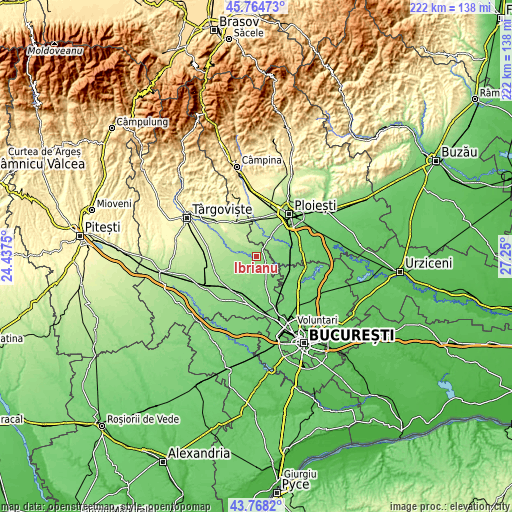 Topographic map of Ibrianu