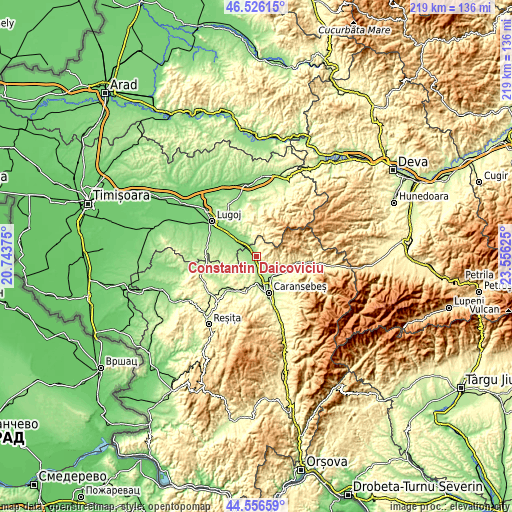 Topographic map of Constantin Daicoviciu