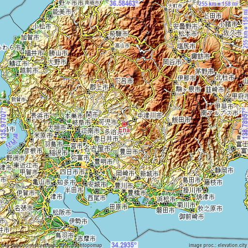 Topographic map of Ena