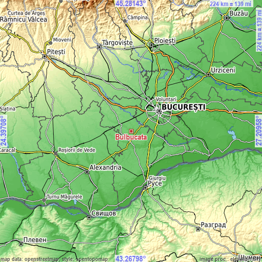 Topographic map of Bulbucata