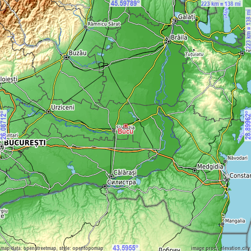 Topographic map of Bucu