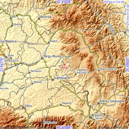 Topographic map of Atid