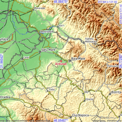 Topographic map of Ardusat