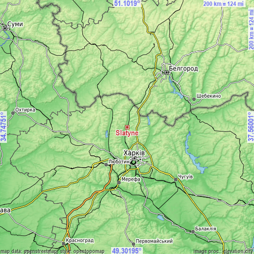 Topographic map of Slatyne