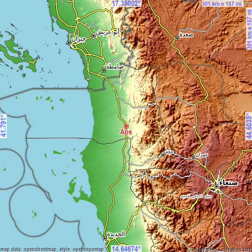 Topographic map of Abs