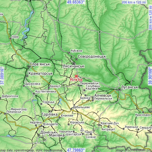 Topographic map of Hirs’ke