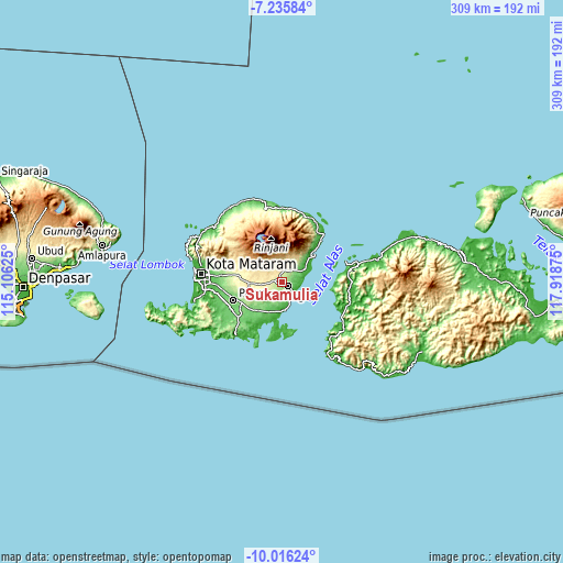 Topographic map of Sukamulia