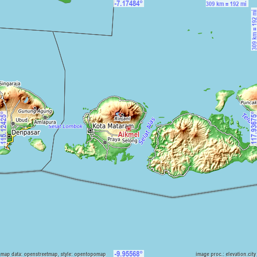 Topographic map of Aikmel