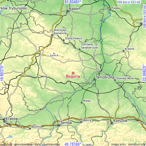 Topographic map of Bogoria