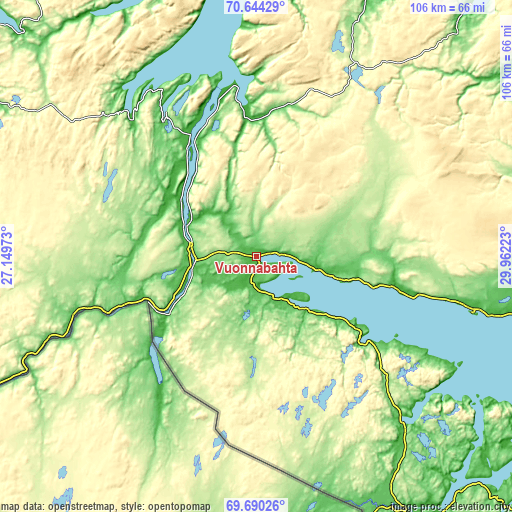 Topographic map of Vuonnabahta