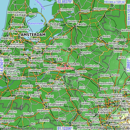 Topographic map of Hoogkamp