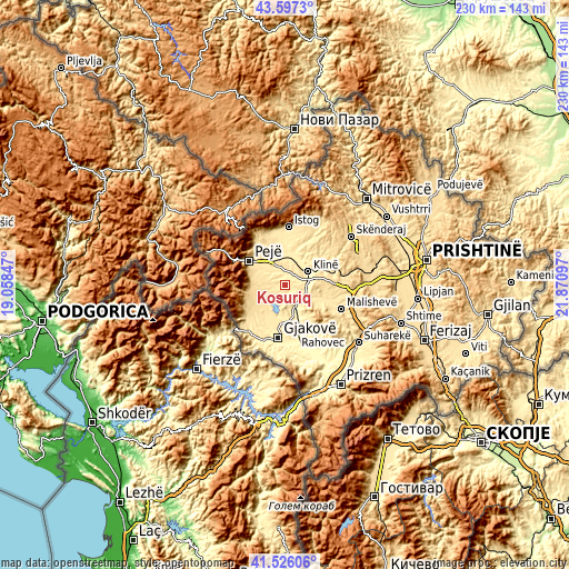 Topographic map of Kosuriq