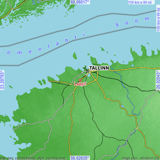 Topographic map of Laagri
