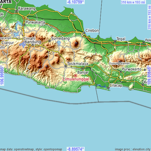 Topographic map of Limusnunggal