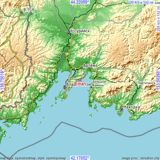 Topographic map of Emar