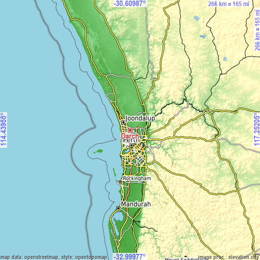 Topographic map of Darch