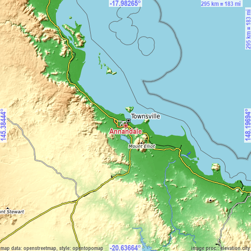 Topographic map of Annandale