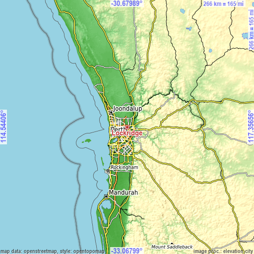 Topographic map of Lockridge