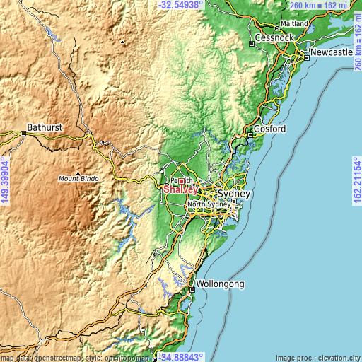 Topographic map of Shalvey