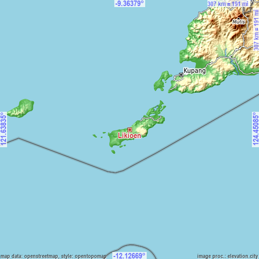 Topographic map of Likioen