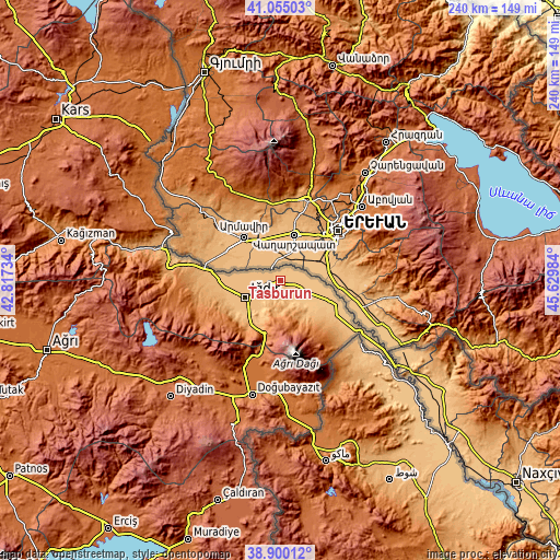 Topographic map of Taşburun