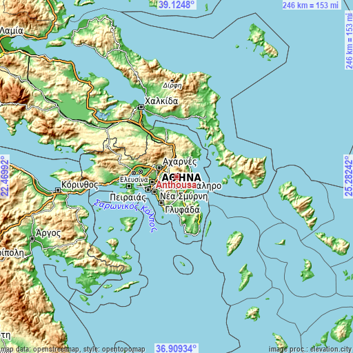 Topographic map of Anthoúsa