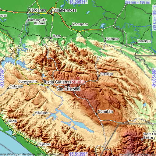 Topographic map of Kotolte