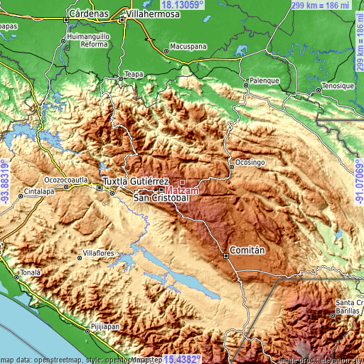 Topographic map of Matzam