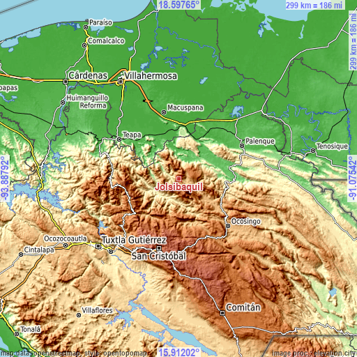 Topographic map of Jolsibaquil