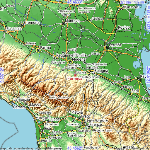 Topographic map of Formica