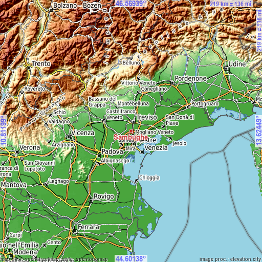 Topographic map of Sambughe