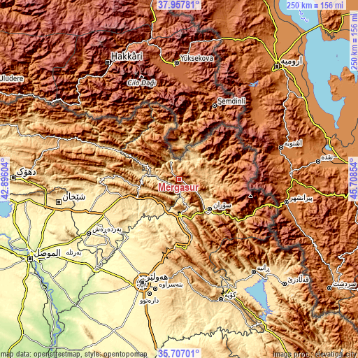 Topographic map of Mêrgasur