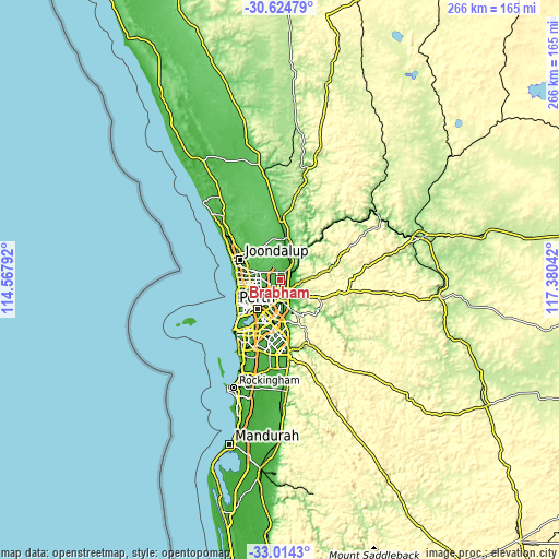 Topographic map of Brabham